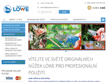 Tablet Screenshot of original-loewe.cz